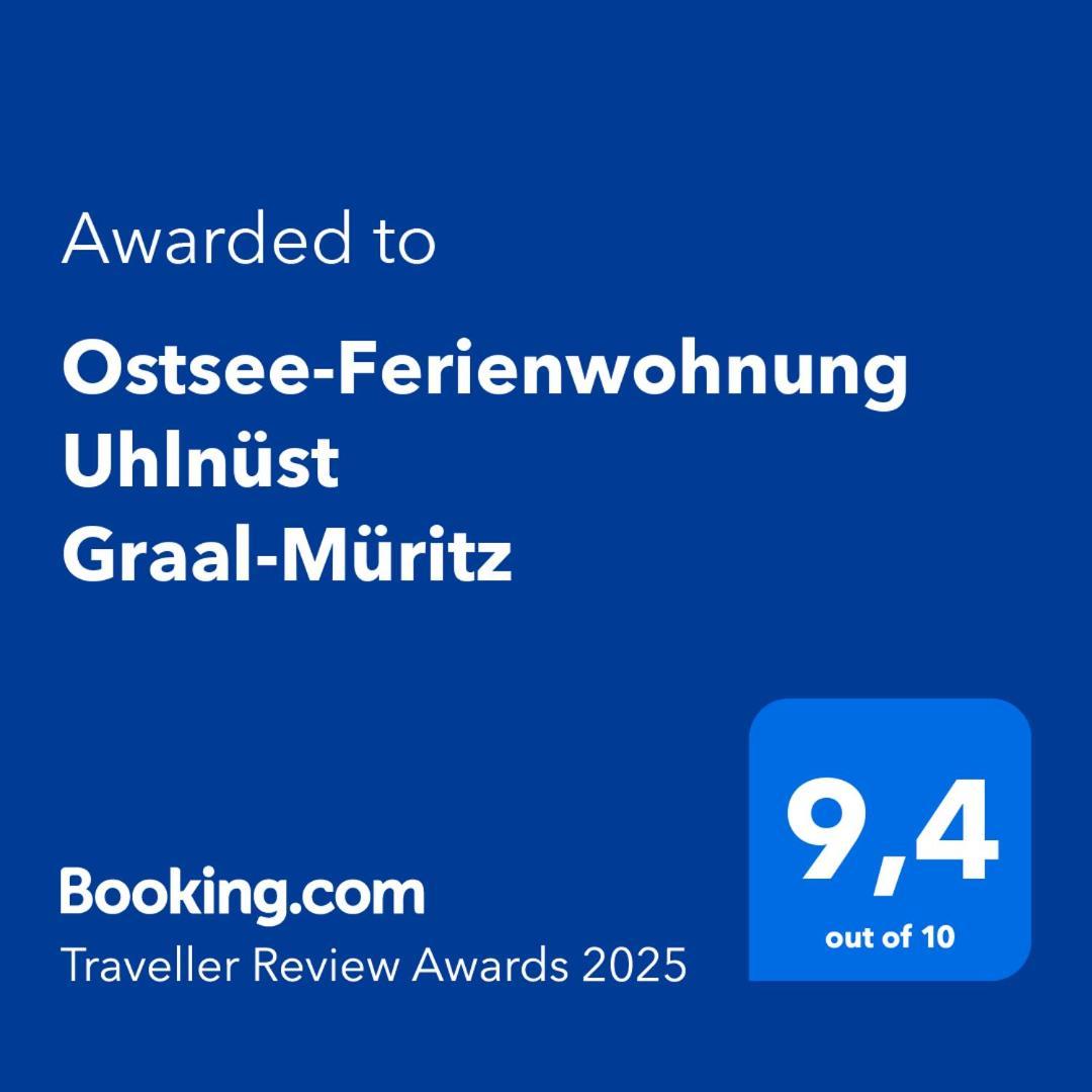 Ostsee-Ferienwohnung Uhlnuest Graal-Mueritz Gelbensande ภายนอก รูปภาพ